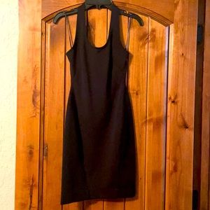 FRENCH CONNECTION LBD Bodycon halter minidress